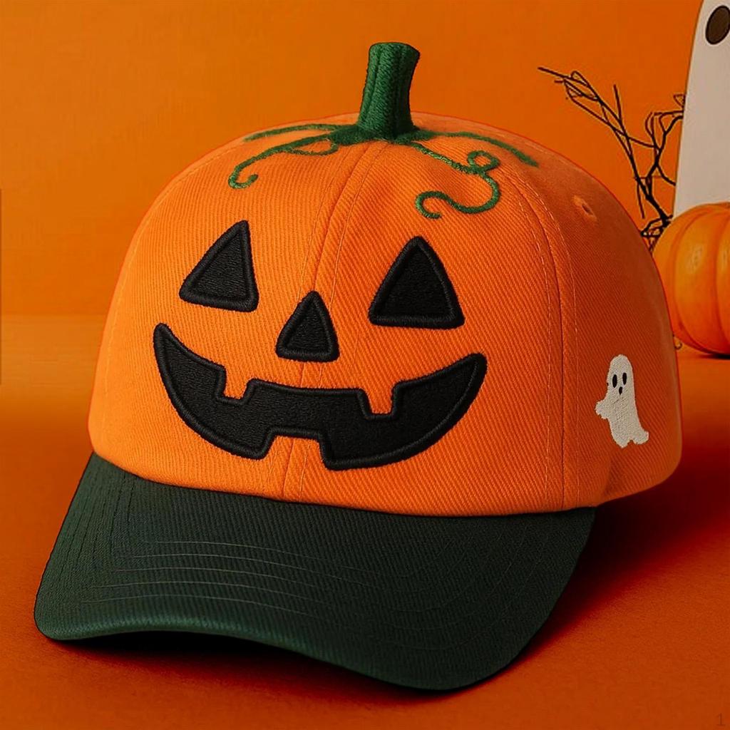 Halloween Pumpkin Face Baseball Hat Gift Decoration Cap for Festival