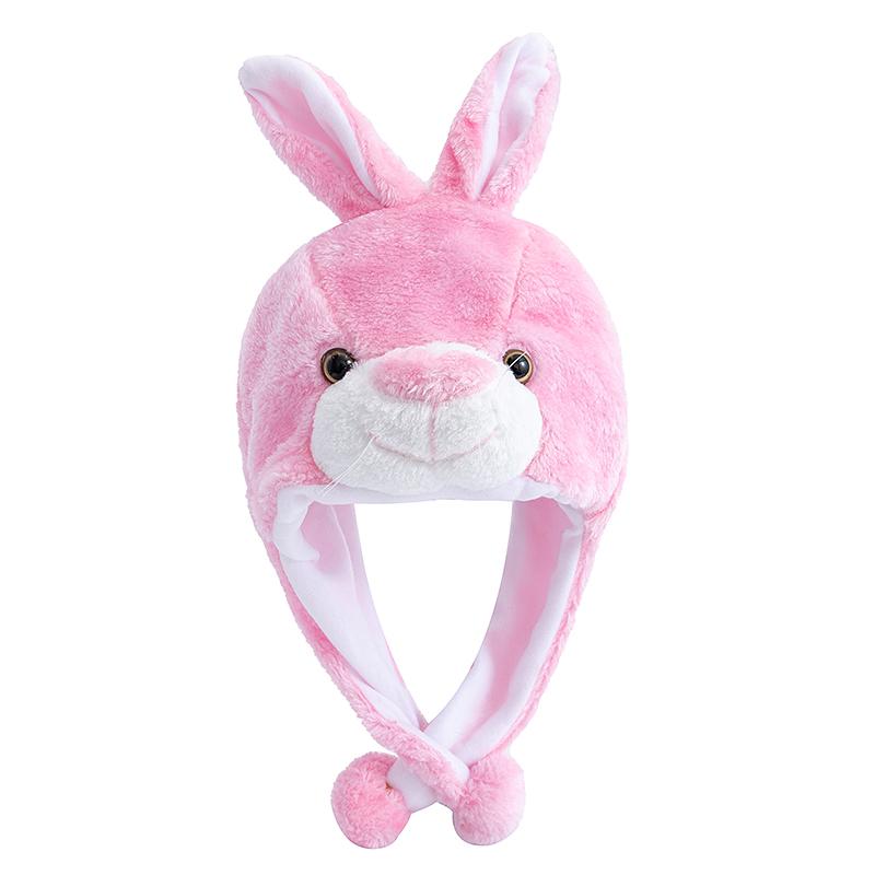 New Style Unisex Funny 3D Animal Style Decorative Hat Mischievous Couple Cap For Man Women Plush Winter Lovely Family Hat