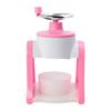 Hand Crank Ice Shaver Machine - Snow Cone Crusher & Slushy Maker with Durable ABS Construction for Summer Parties And Home Use