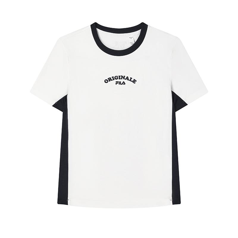 

New FILA T Shirt Women s Cloud White F11W439111FWT 160/80A/S