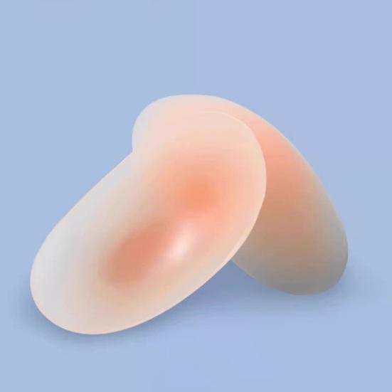 Sweat-proof Skin-Friendly Shoulder Pad Silicone Clear 1 Pair