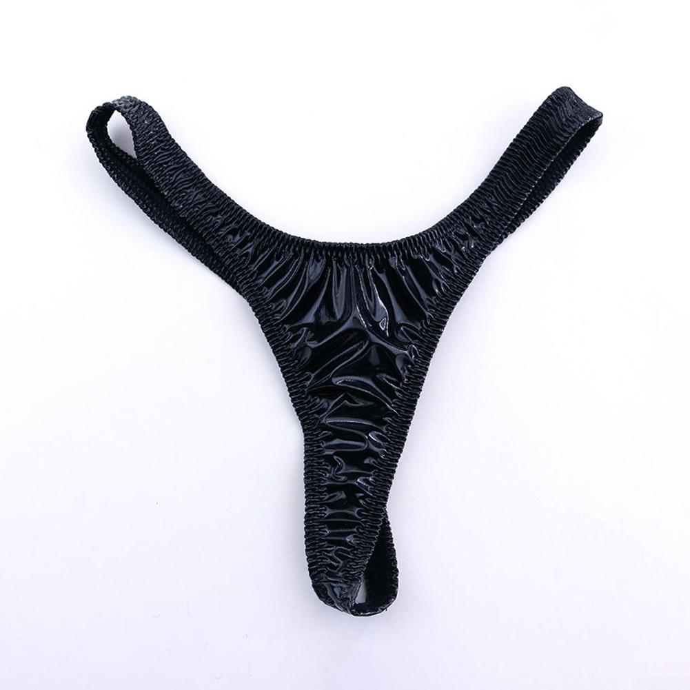 1pcs Underwear Women Bikini Black G-String Lingerie Low Waist