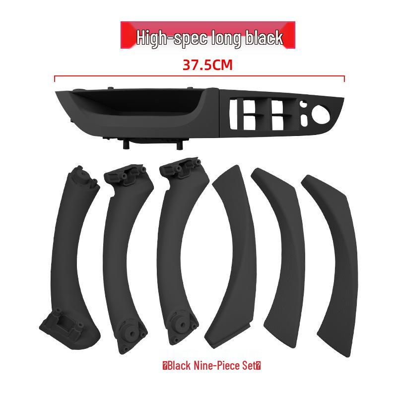 

9-Piece Set for BMW 3 Series E90: Front Left Door Window Lift Switch Trim Panel Driver s Interior Armrest Handle
