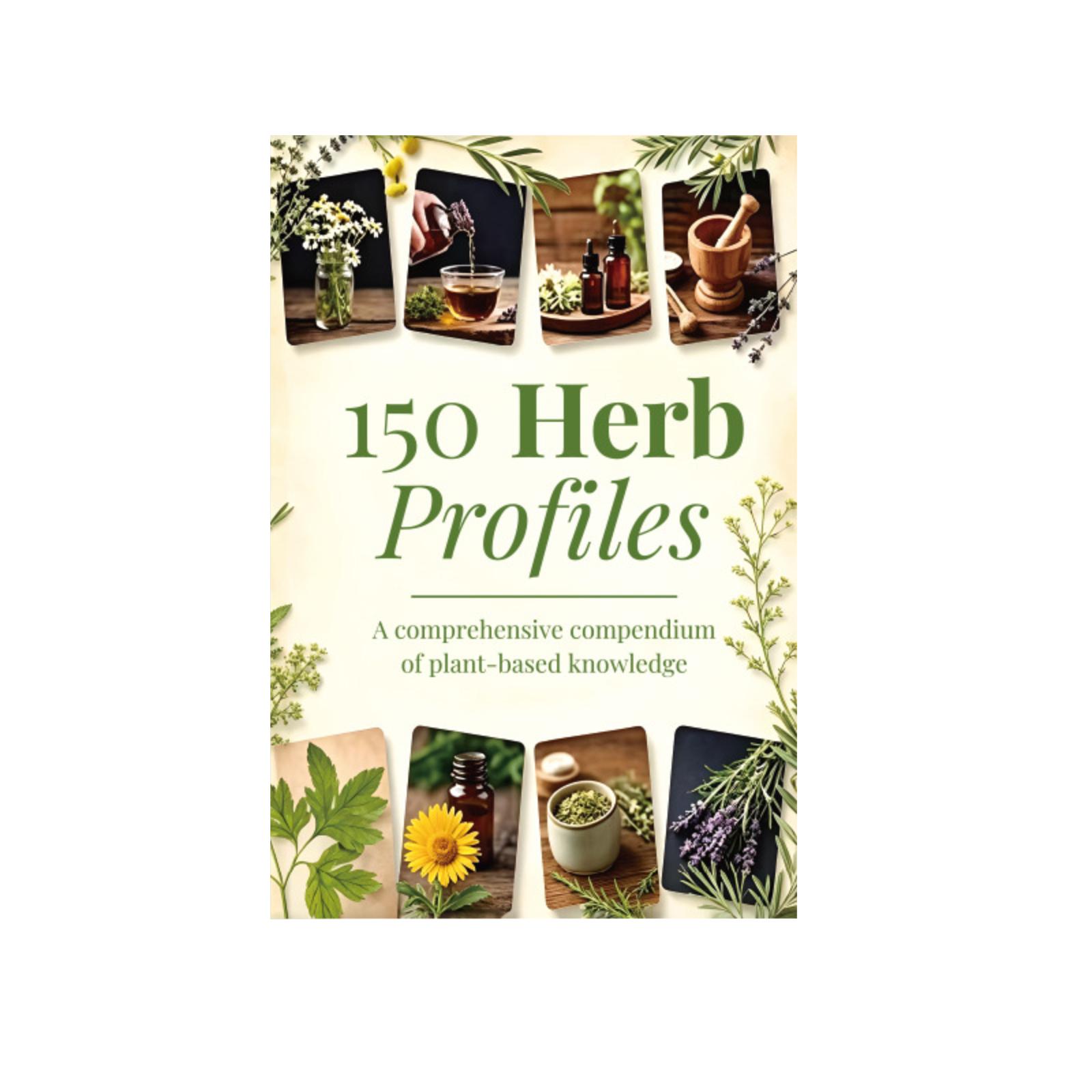 150 Herb Profiles A Comprehensive Compendium of Plant Based Knowledge Detailed Guide to Botanical Characteristics Uses and Cultivation Techniques One Size
