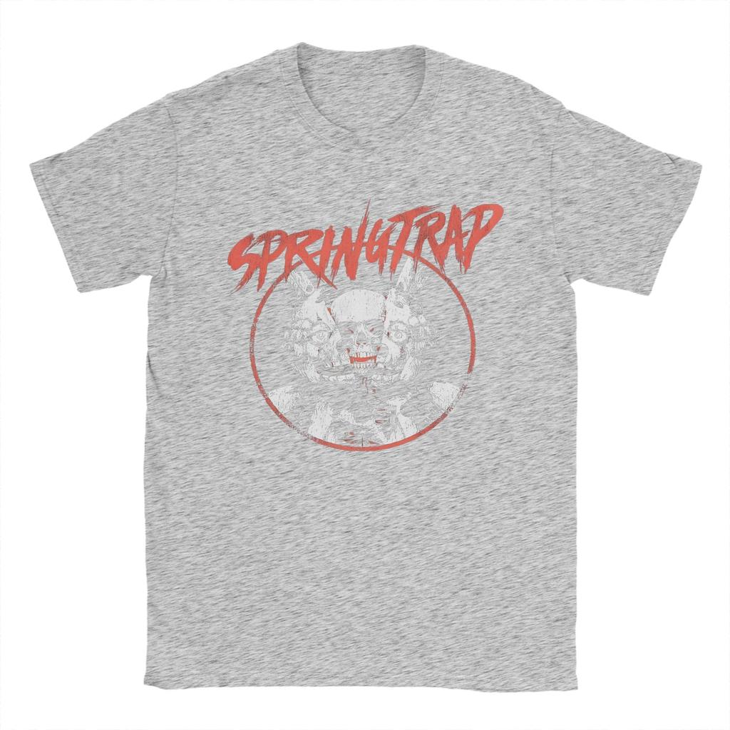 Five Nights At Freddys Game Springtrap T Shirt Unisex Cotton Funny Tshirt Round Collar Tees Short Sleeve Clothes Classic