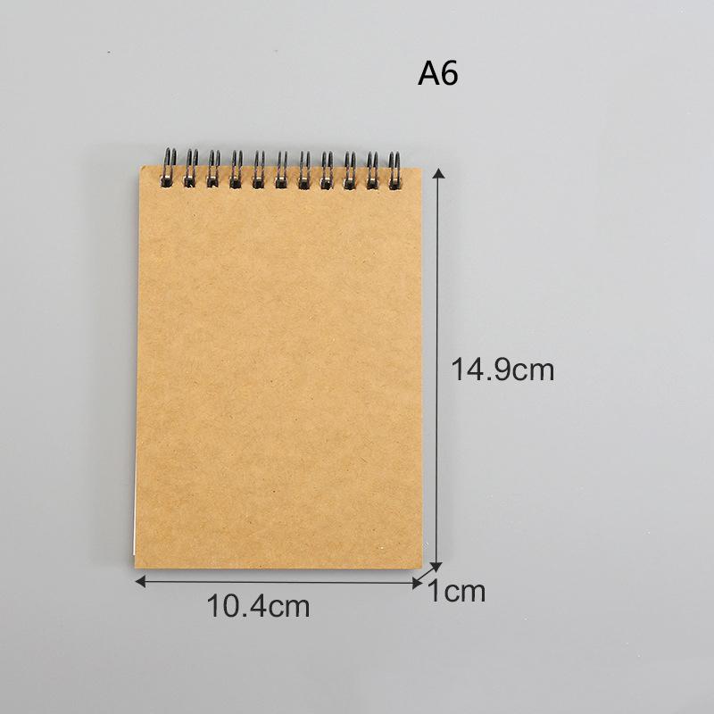 Sketchbook Drawing Book Art Book Hand-drawn Book Blank Thickened Coil Loose-leaf Hard Shell Flip Watercolor Hand