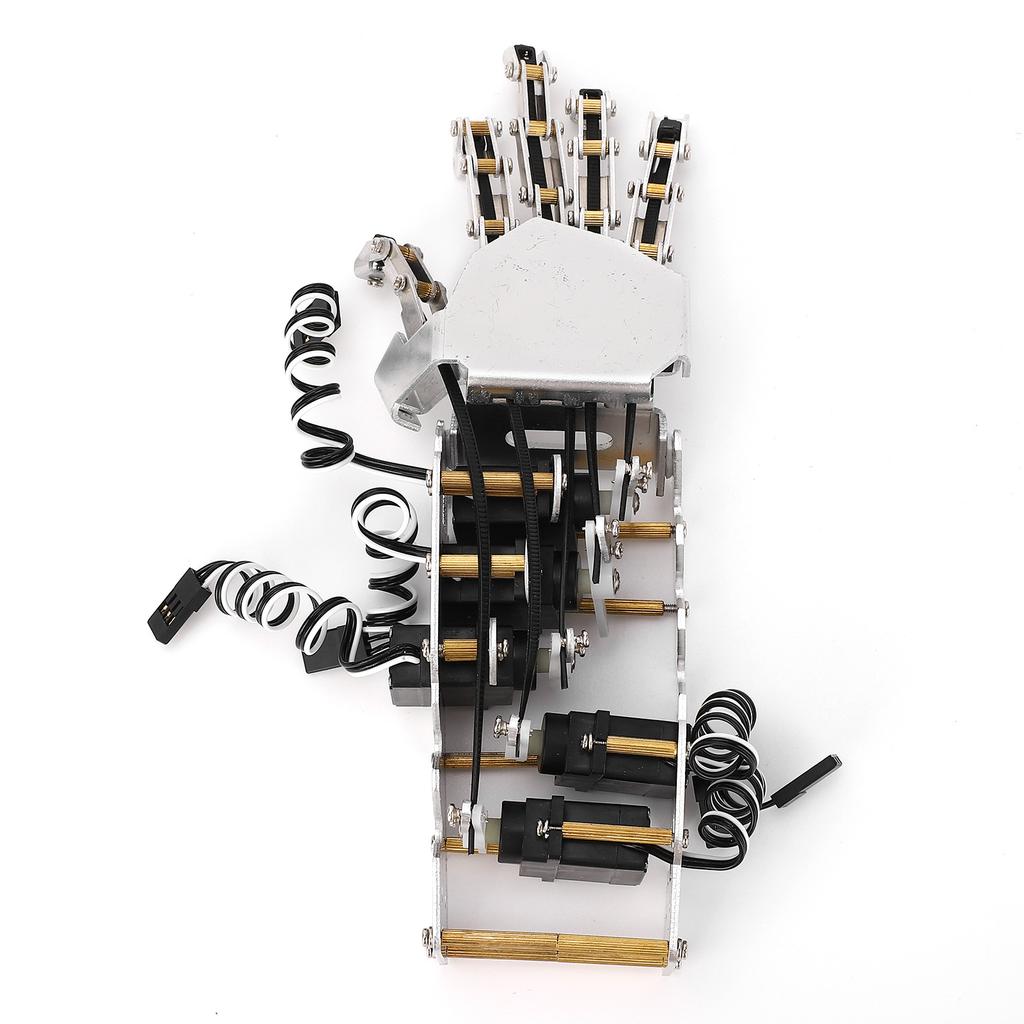 Robot Hand Kit 11 Scale Analog Servo 5 Finger Manipulator Right Mechanical Hand for Development