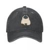Himalaya Katze Baseballkappen Mode Verwaschene Denim Hüte Outdoor Verstellbare Kappe Sport Baseball Cowboyhut für Männer Frauen