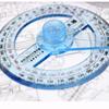 Durable Swing Arm Office Full Circle Math Goniometer Protractor Measuring Tools Pointer Angle Ruler