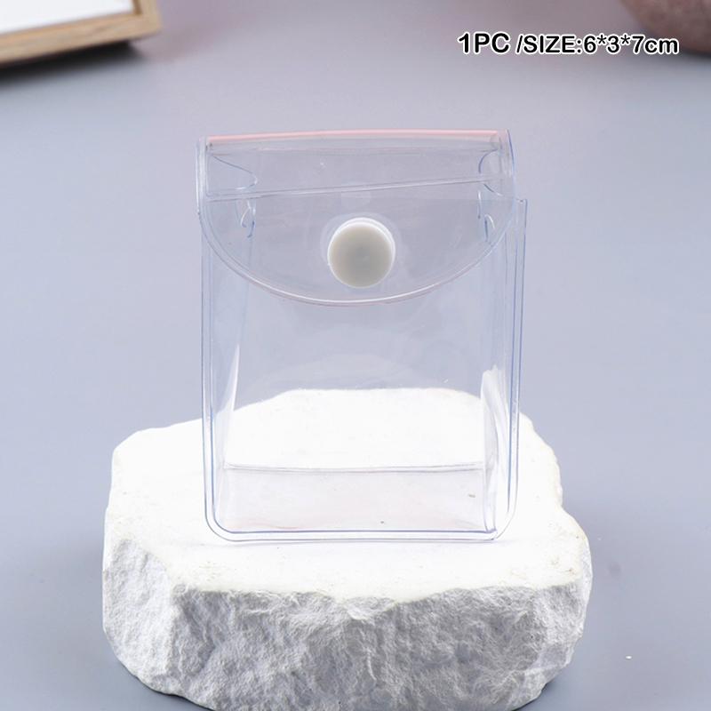 

Мини-сумка для демонстрации кукол в стиле аниме, прозрачный кошелек для монет, квадратный мешочек-органайзер, кошелек для ключей, помады, наушников, сумка для хранения