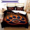 3pcs Chicago Bears Logo Pattern Bedding Set Duvet Cover Set Includes Duvet Cover &pillowcases, Perfect All Season Bedroom Decoration & Gift