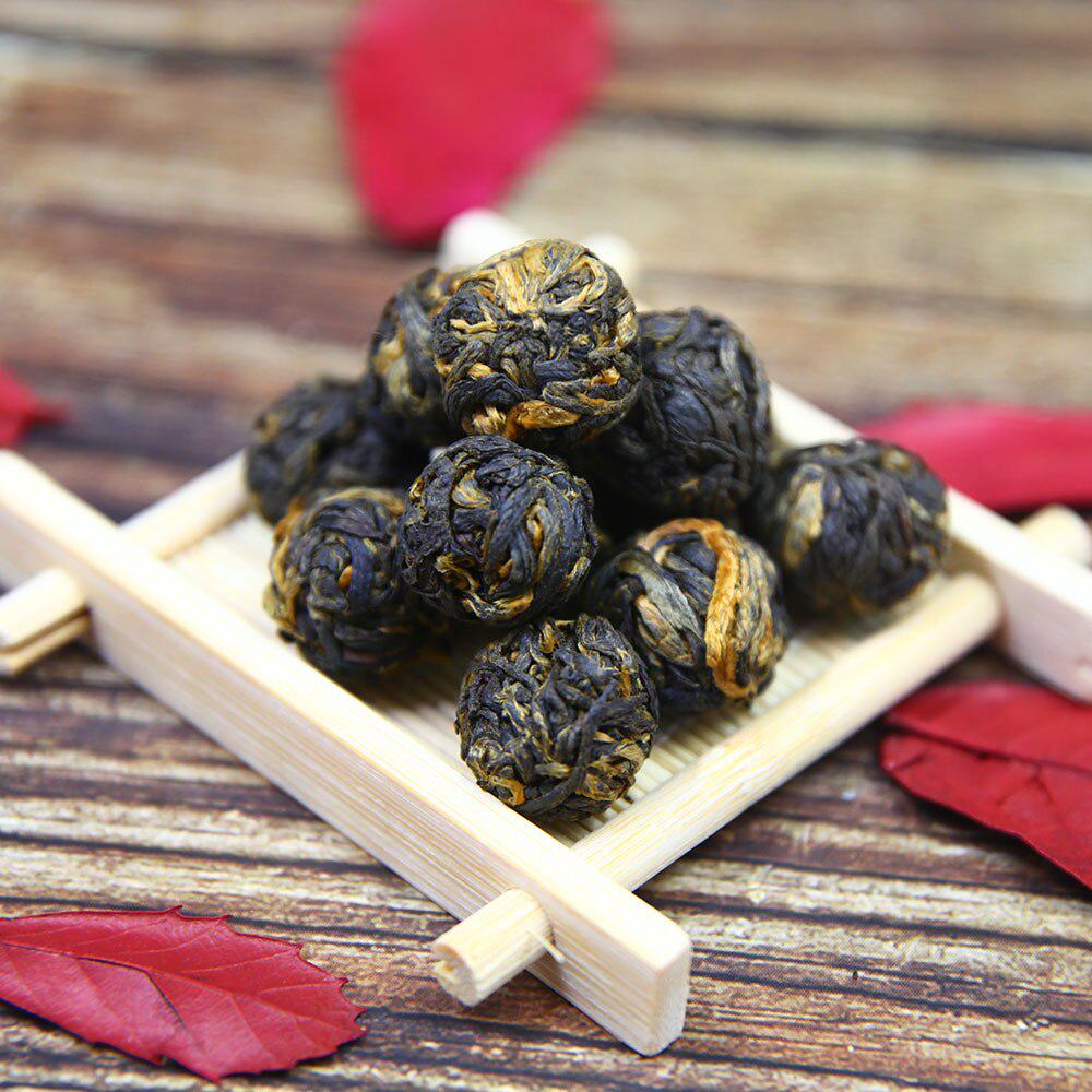 2023 Yunnan Ancient Tree Dianhong Black Tea Golden Pearl 100g