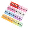 50pcs Quilting Clips Axe Shape Mix Colors Plastic Sewing Clips Transparency Bright Colour Fabric