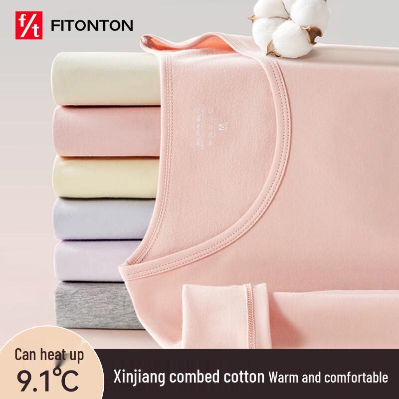 

Женский тонкий термокомплект из чистого хлопка FitonTon M