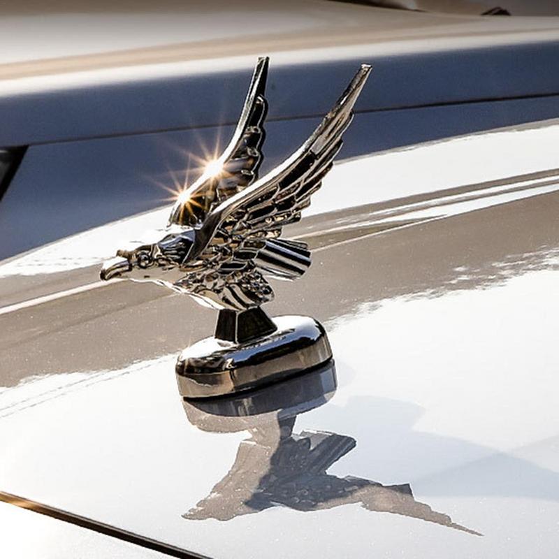 2024 Car Eagle Emblém Ornament Dekorace Kapota motoru 3D Úprava Eagle Emblem Odznak Loga Exteriér Příslušenství