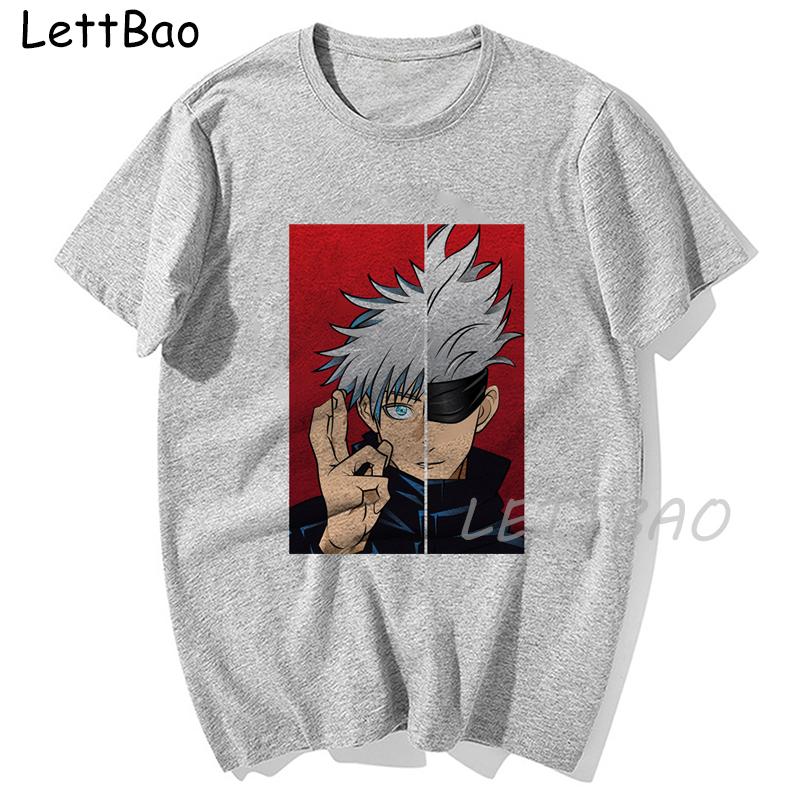 Anime Jujutsu Kaisen Manga T Shirt Unisex Women Harajuku Casual Yuji Itadori Graphics 100 Cotton Oversized