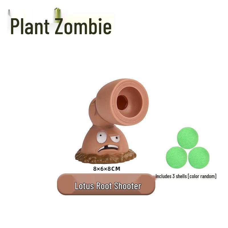 Plants vs. Zombies Toy Set: Machine Bug, Football Gun, Pea Pod, Carnivorous Plant Models