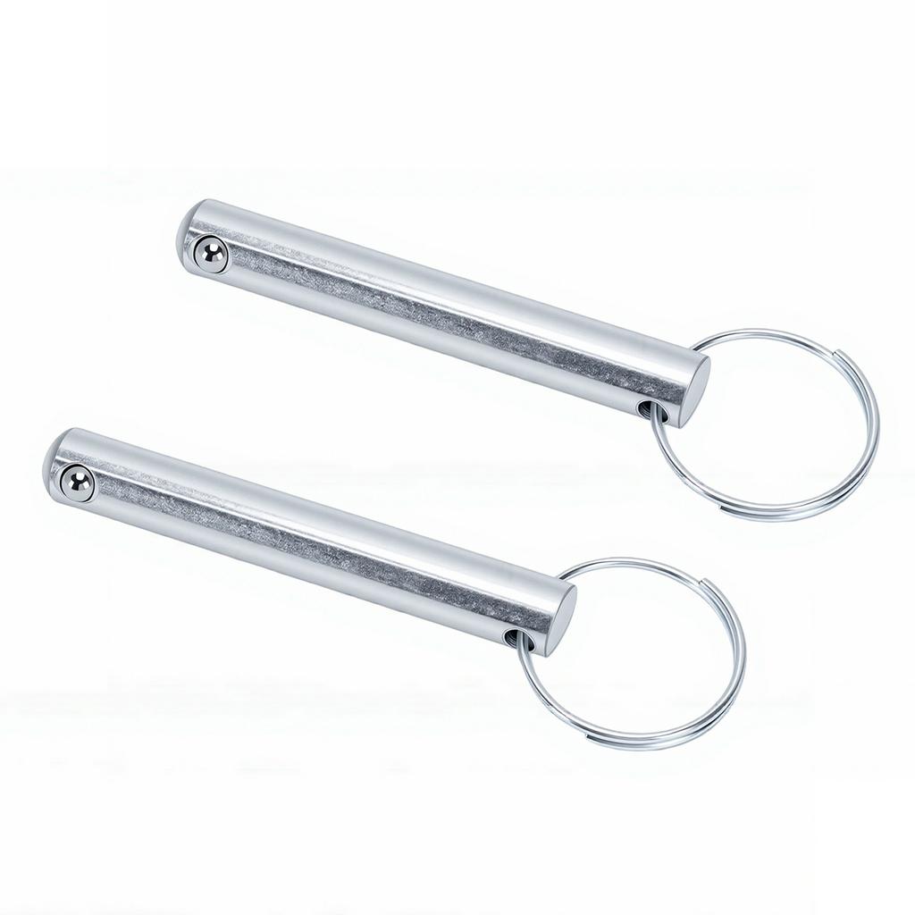 2pcs Weight Stack Pin Stainless Steel Weight Stack Machine Pin for Commercial Gym Home Fitness Equipment 55mm