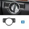 Carbon Fiber Headlight Switch Sticker for Mercedes A B C E G Class CLA GLA GLE GLK GL