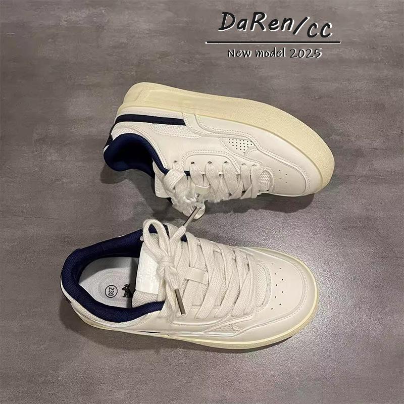 Kleine weiße Schuhe Damen vielseitige lässige Board-Schuhe Damen Frühling und Herbst 2025 neu Koreanische Version College-Stil weitläufige Schuhe Kinder