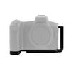 LShaped Metal Quick Release Plate Bracket Hand Grip for Canon EOSR Mirrorless Camera(black)
