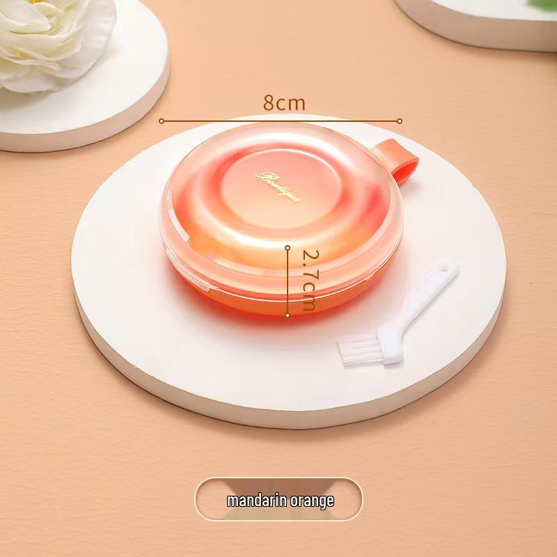 

Children s Orthodontic Retainer & False Teeth Portable Cleaning Storage Box 8cm*2.7cm помаранчевий
