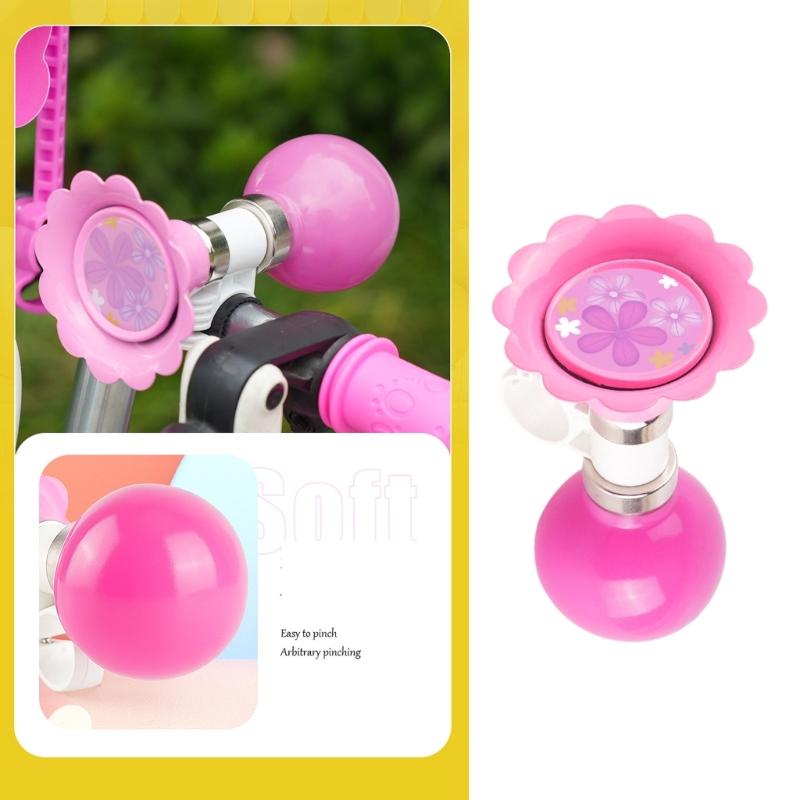 Girls Bike Decoration Horn Outdoor Cycling Horn Metal Bike Horn Loud Bike Bells for Mountain Cyclists