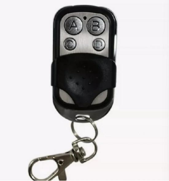 433MHz Four-Button Metal Remote for Electric Roller Shutter & Garage Doors