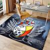 Fc Viktoria Polyester Carpet, Soft Indoor Mat for Office Chair, Living Room, Computer Desk - Decorative Home Office Rug Design