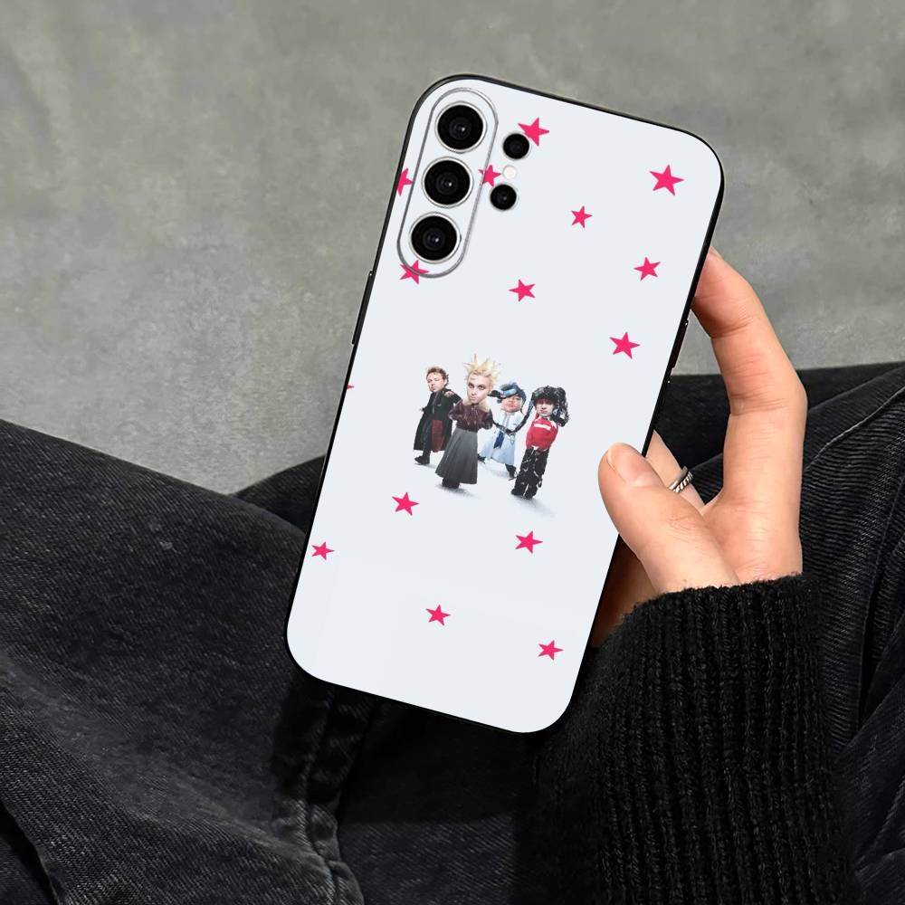 5 Seconds of Summer-5SOS Phone Case For Samsung S25,S24,S21,S22,S23,S30,Ultra,S20,Plus,Fe,Note,10,9,5G Black Cover