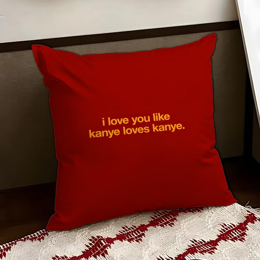 Singer KKanye Omari West Cushion Cover Reversible Soft Durable Pillow Cover Home Car MultiScene Use for Daily Comfort