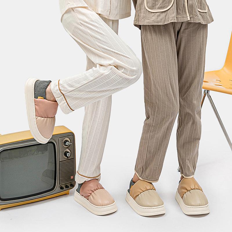 Winter Waterproof Snow Boots Women 2024 Mixed Color Warm Short Plush Lined Cotton Shoes Woman Non Slip Platform Ankle Boots 45