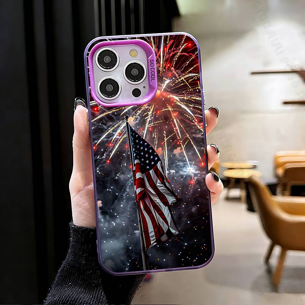 

Happy Independence Day Phone Case For IPhone 17 16e 16 15 14 13 12 11 Pro Max X XS MAX Back Cover iPhone13mini