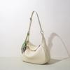 Spring and Summer Fashion Bags Women's Crescent Leather Hand-held Underarm Bag Commuting Simple Large-capacity Shoulder Bag