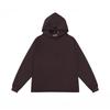 Unisex Oversized Hooded Sweatshirt With Flock Letter Print Soft Cotton Blend Warm Lined