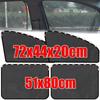 Window Sunshades Heat Insulation Foldable Curtain Auto Exterior Accessories Magnetic Car Sunshade Anti-UV Front/Rear Side