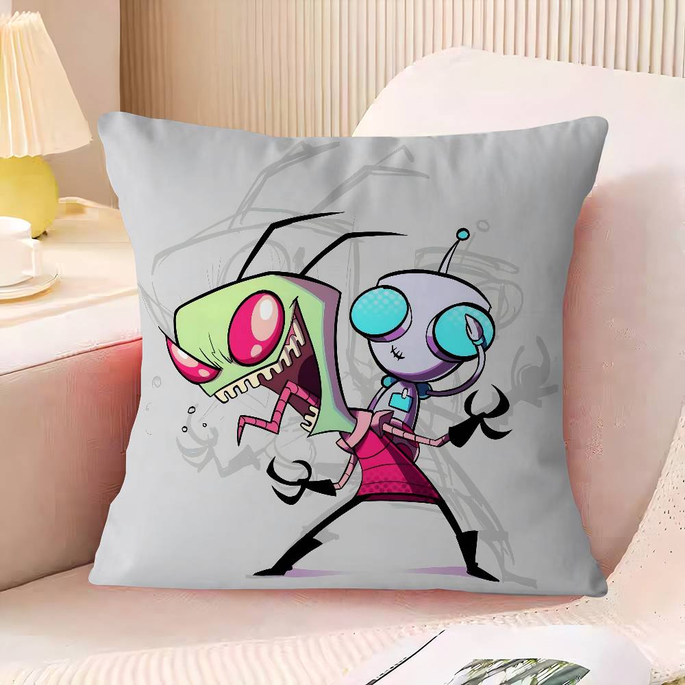 I-Invader Z-Zim Аниме Наволочка Декоративная Подушка Диван Домашний Декор Чехол Наволочки 16x16Inch