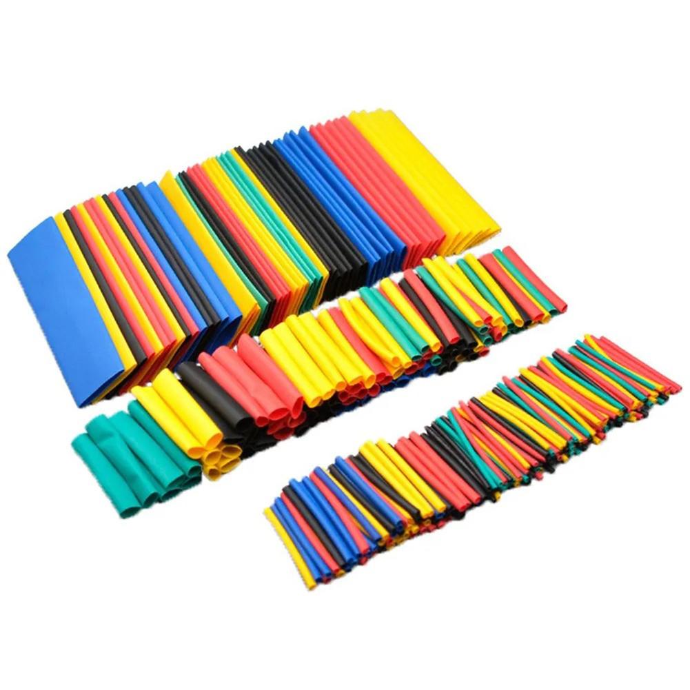 328PCS Heat Shrink Tubing Kit 21 Shrink Ratio Polyolefin Cable Sleeves 8 Sizes for Electrical Wire Bundling and Wire Protection