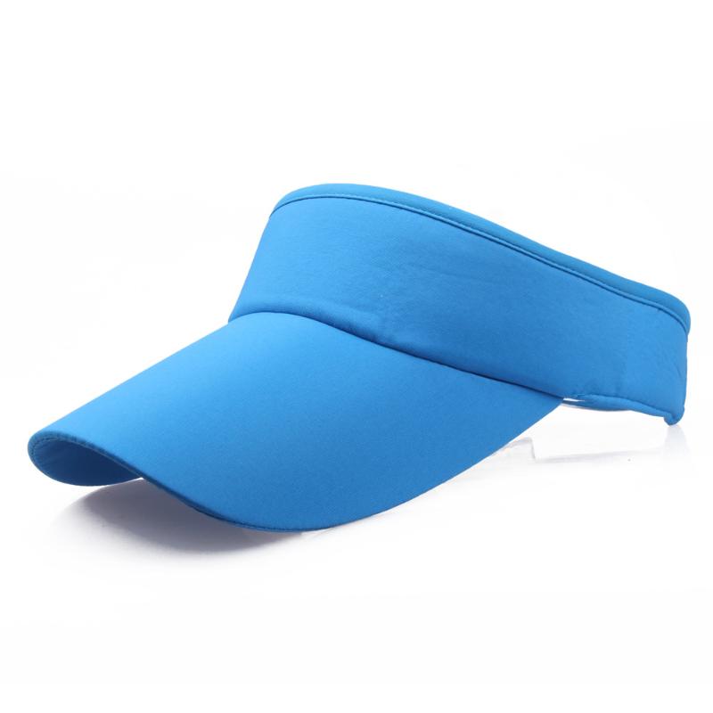 Customized Logo Printed Visors For Men Women Empry Top Hats Ladies Outdoor Sports Tennis Sunhat Breathable Cap Gorra Wholesale