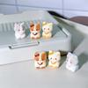 Cartoon Cute Dashboard Accessories Mini Cat Resin Garden Miniature Rear View Mirror Decor Kid Gifts