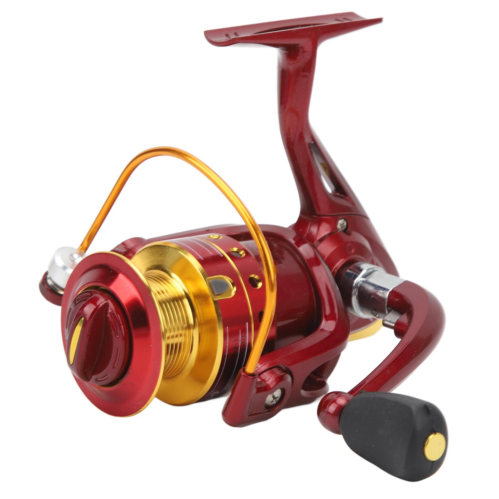 

10 Bearing Fishing Reel Red Color 5.2:1 Gear Ratio Saltwater Fishing Reel for Camping