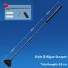 Aquarium Cleaning Tool Fish Tank Flat Sand Algae Removal Dual-Use Glass Algae Removal Scraper Household Cleaning Supplies Tool