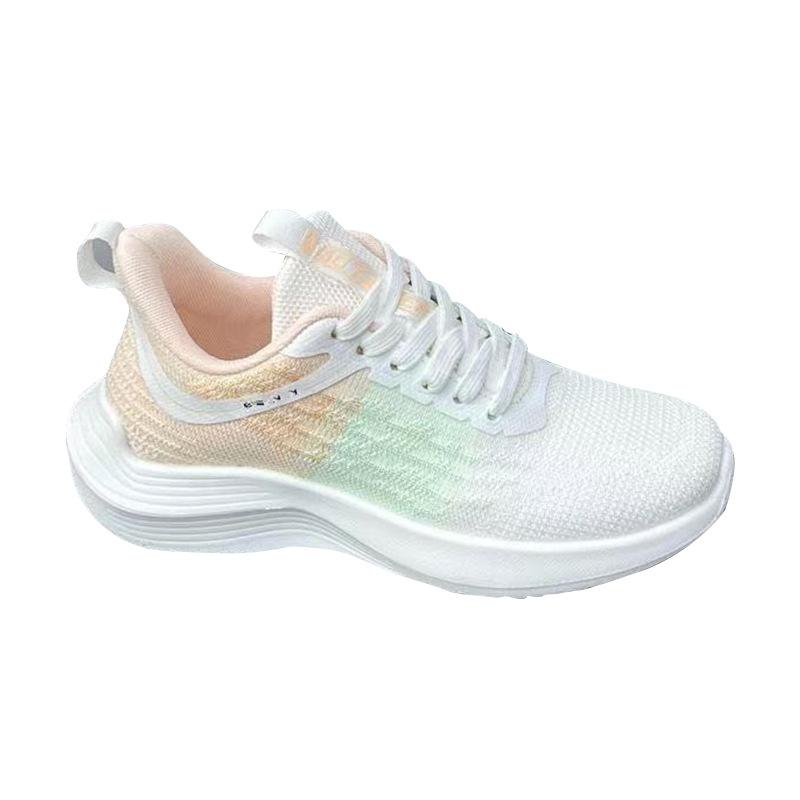 Autumn New Lightweight Soft-soled Running Shoes Mesh Breathable Casual Shoes Thick-soled Legs Long Shoes