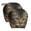 Universal Fit Auto Headrest Covers Scary Ghost Face Car Covers Funny Expression Seat Decor Protectors for SUV Truck Elastic Vehicle Interior