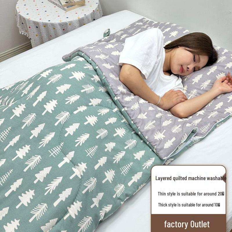 

Warm Adult Sleeping Bag - Autumn/Winter Model for Office, School, Dorms, or Outdoor Use 80x190 Thin