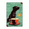 Vintage Metal Wall Sign Retro Tin Art for Home Bar Cafe Garage Man Cave Decor