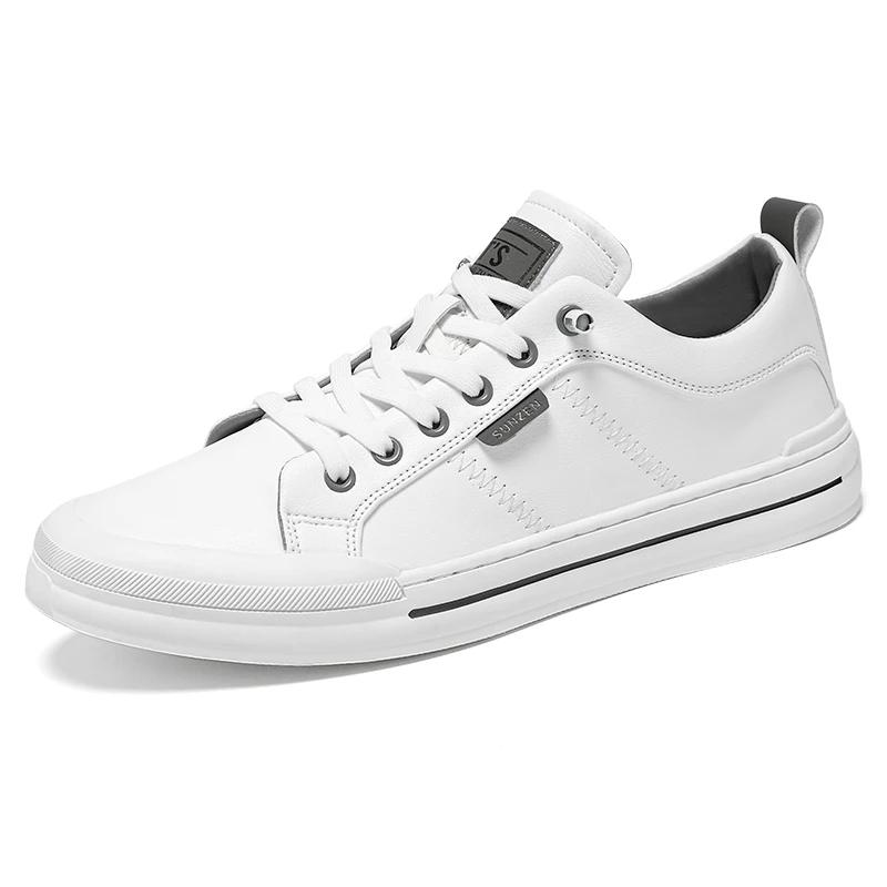 

Новые мужские повседневные туфли, роскошные кожаные туфли ручной работы для офиса и бизнеса, кроссовки для мужчин, удобные классические белые туфли, спортивная обувь 44