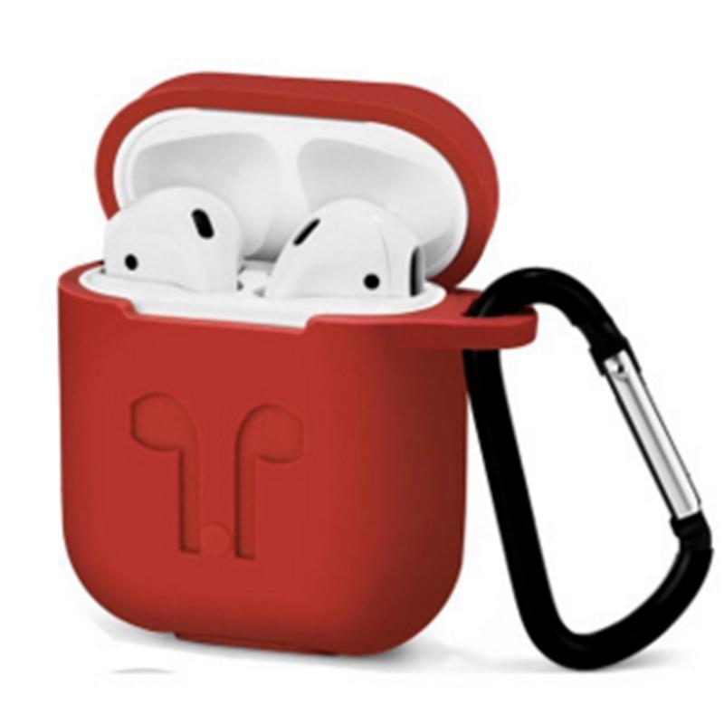 Shockproof Apple Airpods Case Cover Skin With Antilost Strap And Charging Compatibility