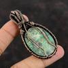Ruby Fuchsite Pendant Copper Wire Wrapped Pendant Ruby Fuchsite Jewelry Handmade Pendant Gift For Her Gemstone Copper Jewelry Healing Stone