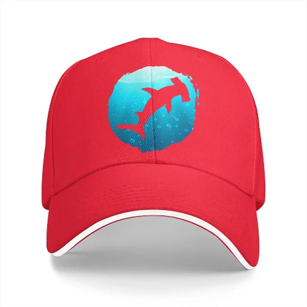 Hammerhead Unisex Baseball Caps Peaked Cap Shark Scuba Diving Sun Shade Hats for Unisex Women